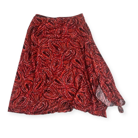 Vintage Y2K Paisley Midi Skirt - Picture 2 of 5